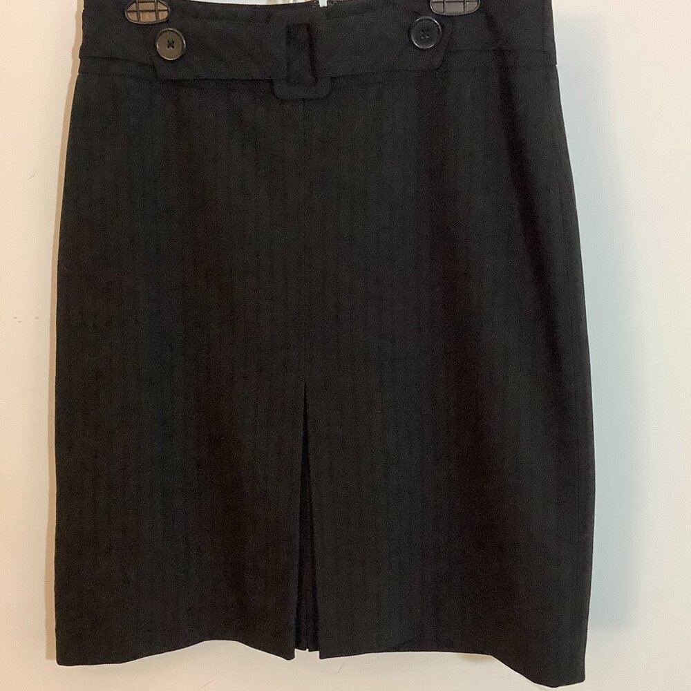 Skirt Black Sz 10 Lined Worthington Business Dressy Midi